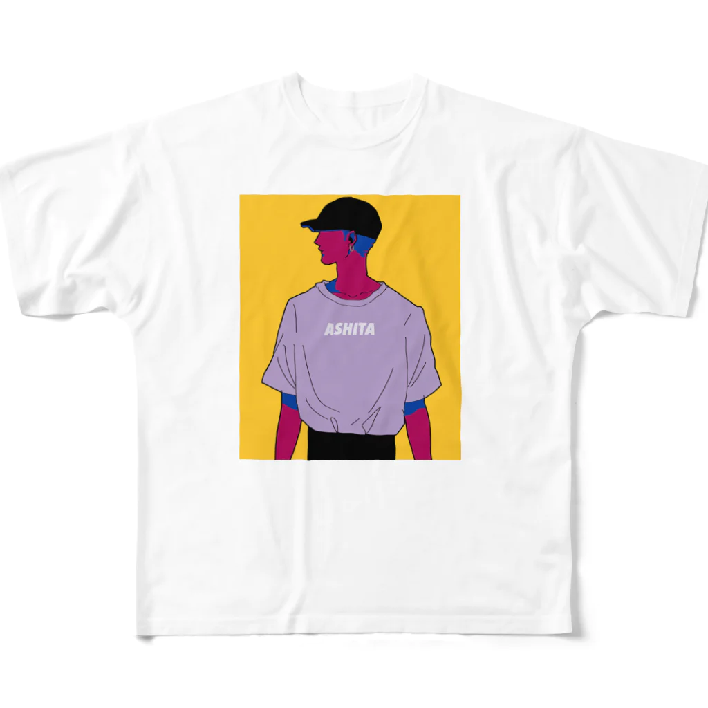 subuのASHITA All-Over Print T-Shirt