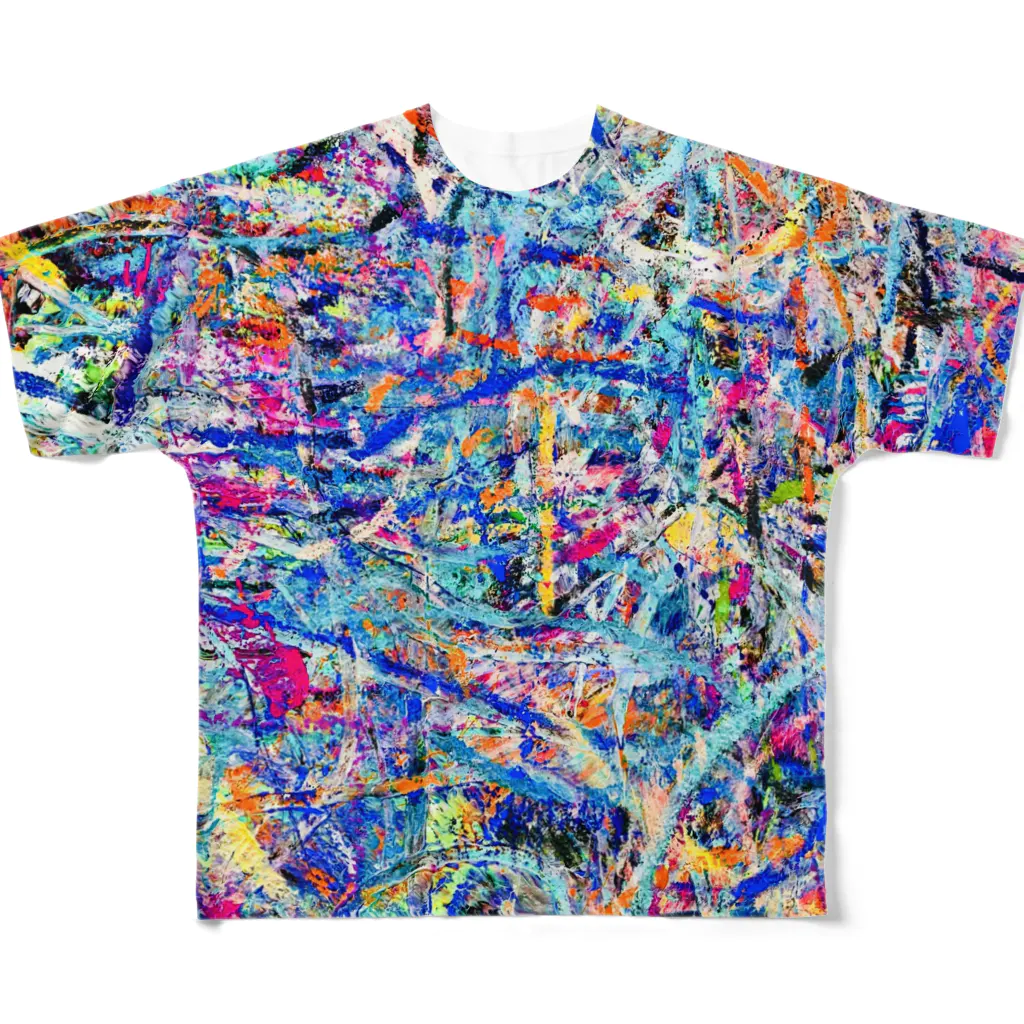 mikoのあけびとさんま All-Over Print T-Shirt