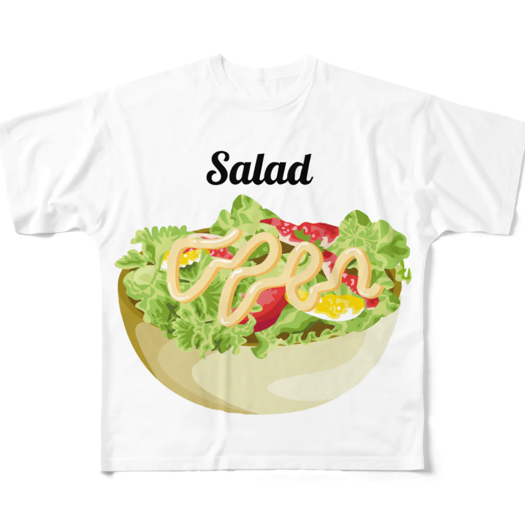 DRIPPEDのSalad-サラダ- All-Over Print T-Shirt