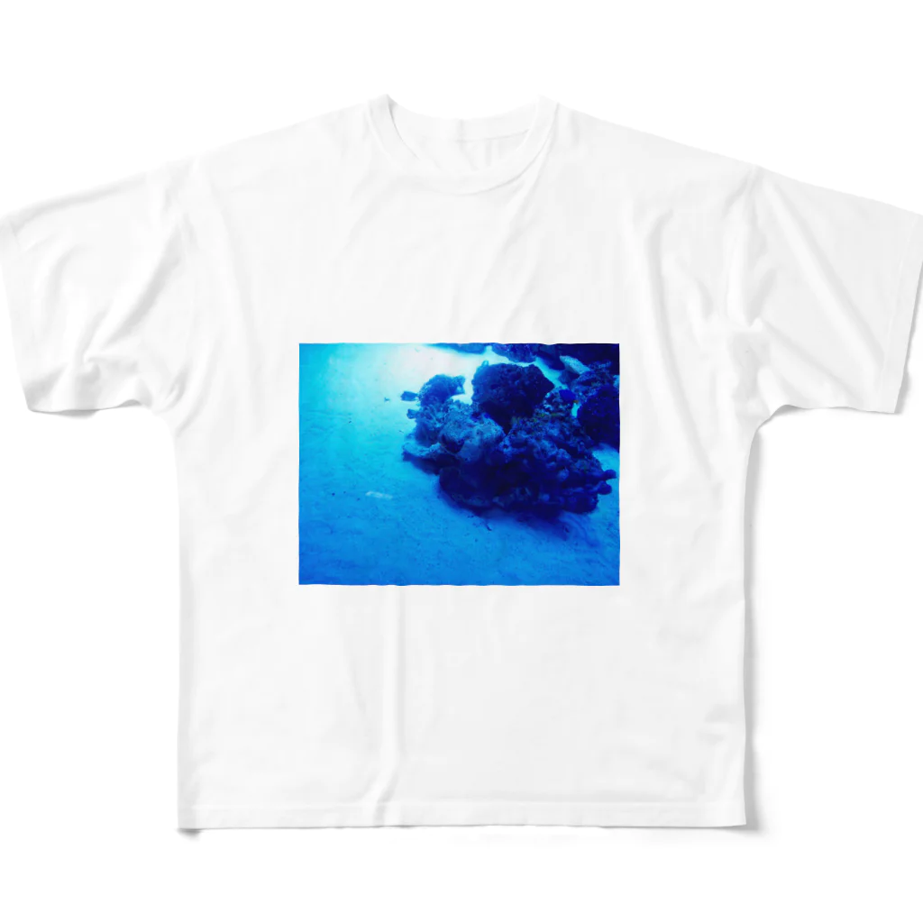 aome_no_pierrotのdeep blue フルグラフィックTシャツ