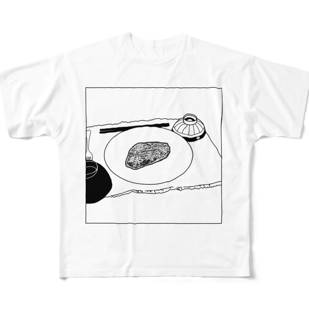 Lacのある食卓 フルグラフィックTシャツ