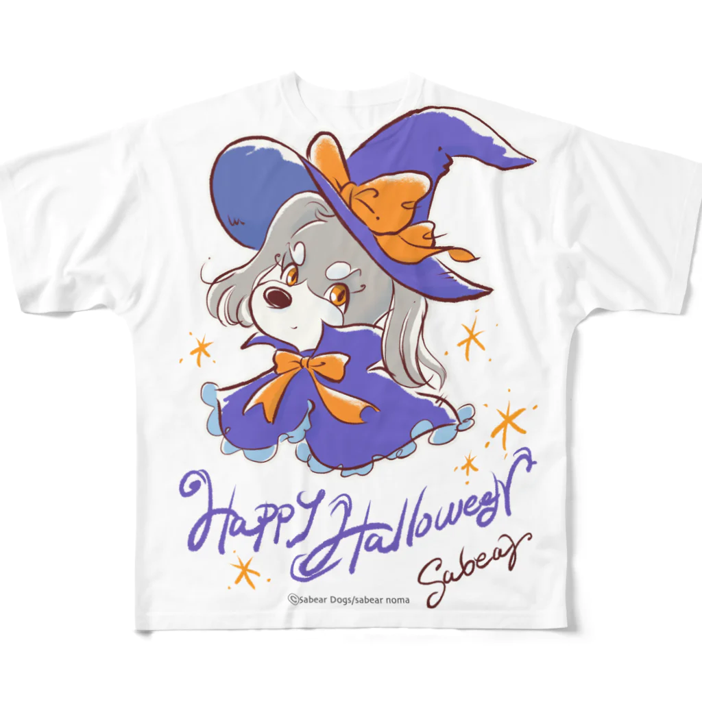 obosa_DENS/SABEAR_shop ＠SUZURIのシュナガール_ハロウィン_ウェア フルグラフィックTシャツ