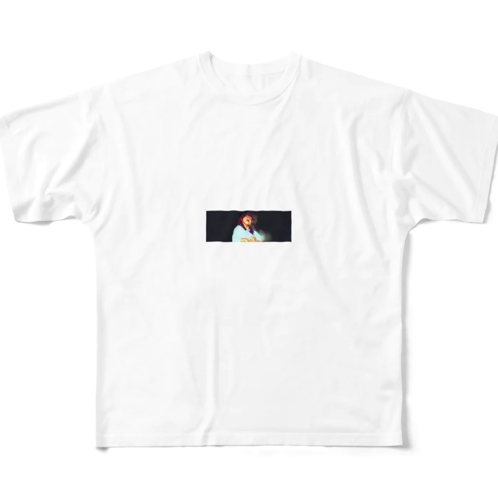 レイコのボックス幼少期レイコ フルグラフィックTシャツ