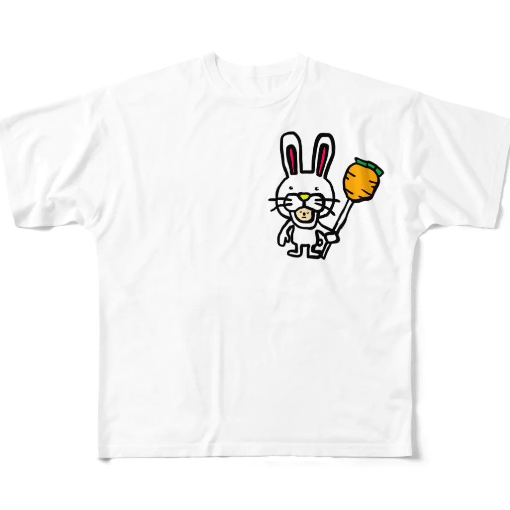 オリジモンのぴょんぽっぴん フルグラフィックTシャツ