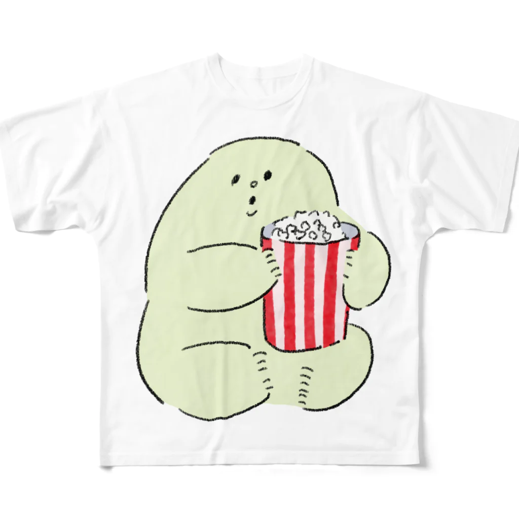 boorichanのイエティ、映画day フルグラフィックTシャツ