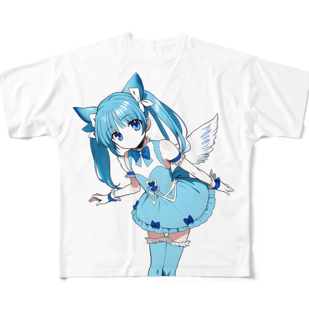 にゃむのけもみみ天使 フルグラフィックTシャツ