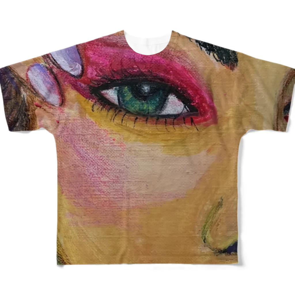 羊羹 Shop @yokans.artspaceの邪な感情 All-Over Print T-Shirt