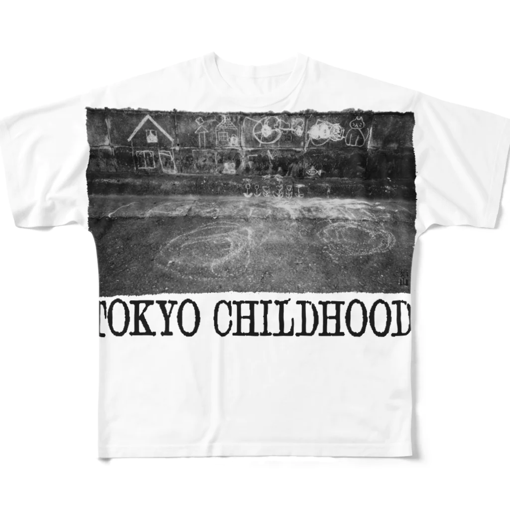 猫山アイス洋品店のTOKYO CHILDHOOD フルグラフィックTシャツ