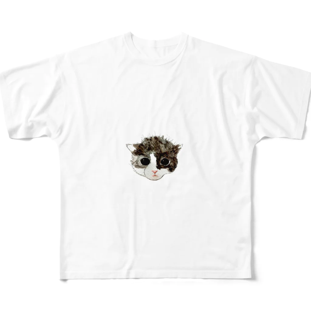 保護猫茶トラ兄弟LIFEの杏ちゃん All-Over Print T-Shirt