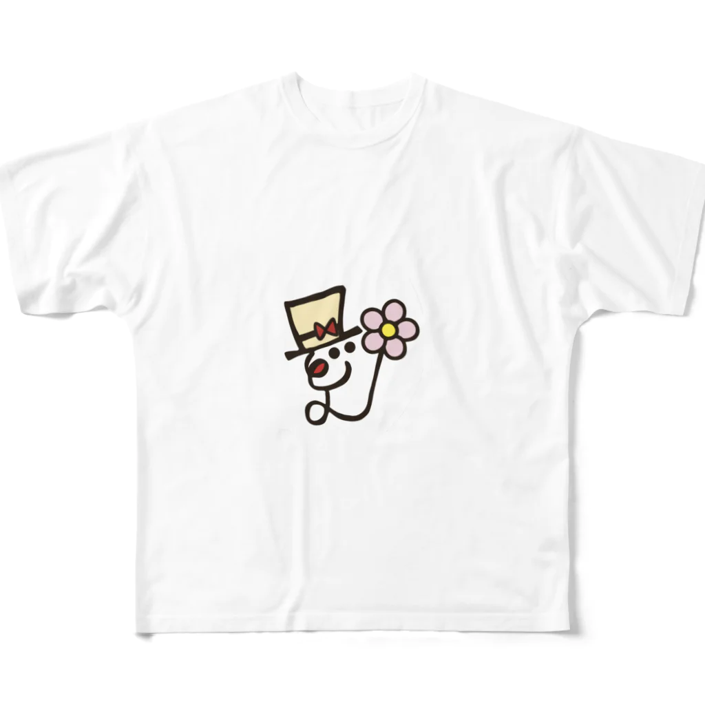 園芸大好きどんちゃんねるオリジナルの園芸大好き看護師どんちゃんねる フルグラフィックTシャツ