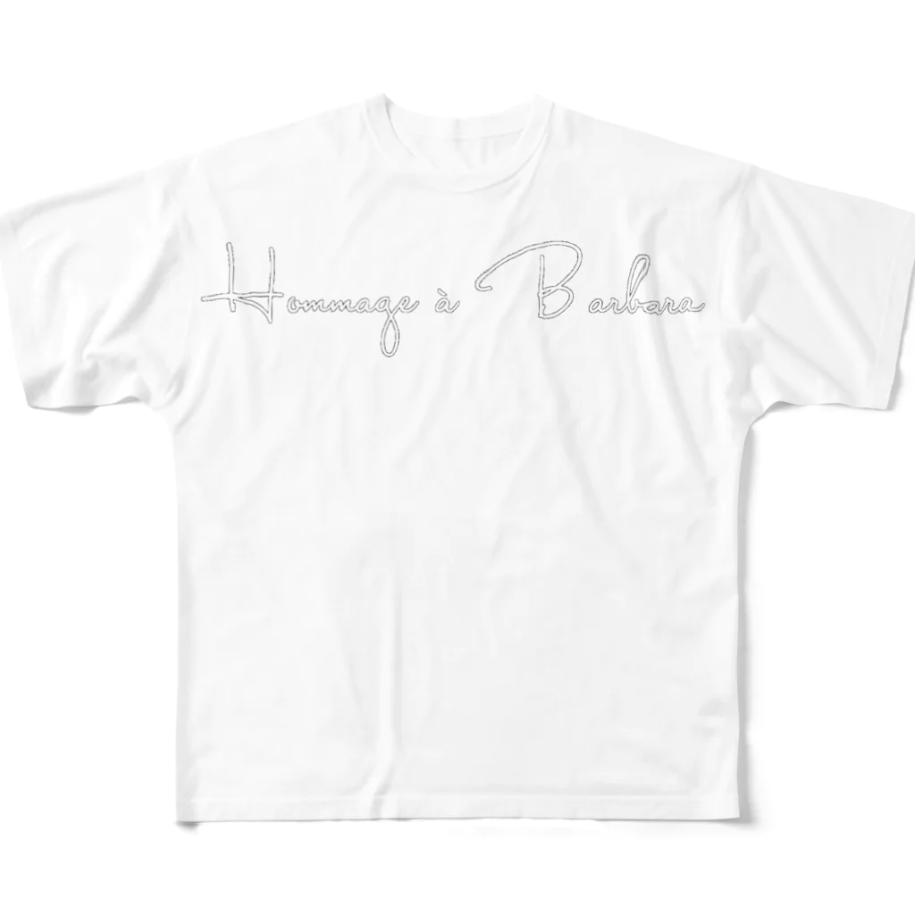 オマージュアバルバラのオマージュアバルバラ フルグラフィックTシャツ