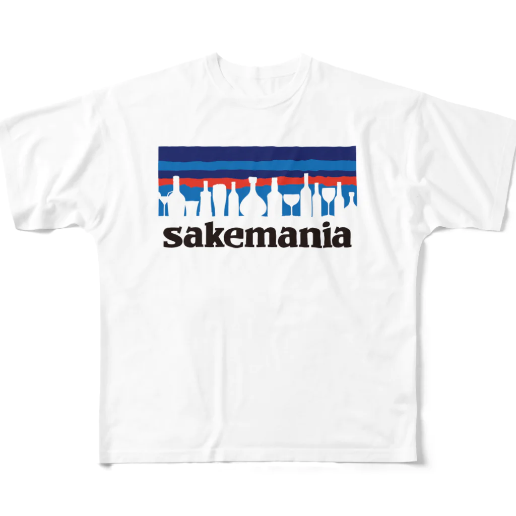 tonikakusakeの酒マニア フルグラフィックTシャツ