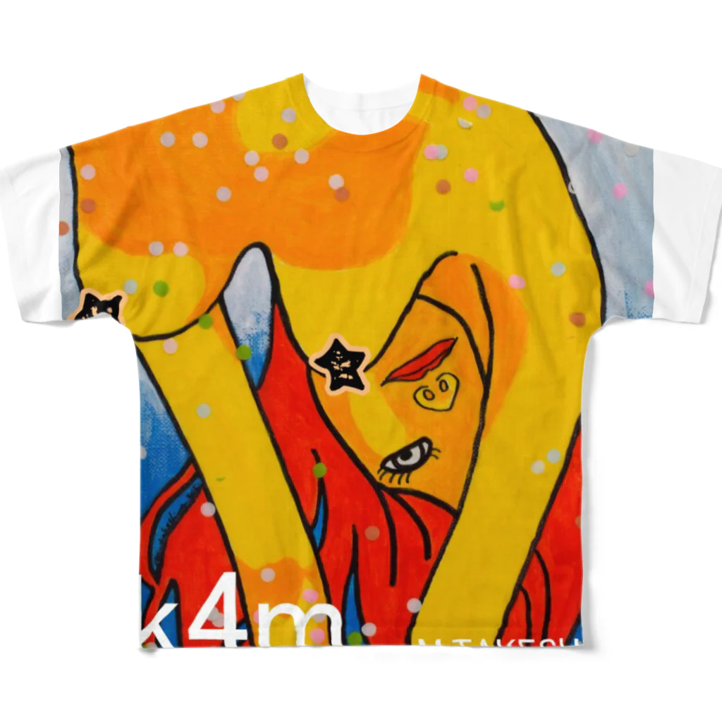 tk4m.exe→ピエエル→TAKEGAMI.LIGHT=Matha.Tkのスプラッシュ All-Over Print T-Shirt