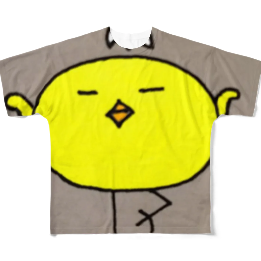 agioのピヨころ フルグラフィックTシャツ