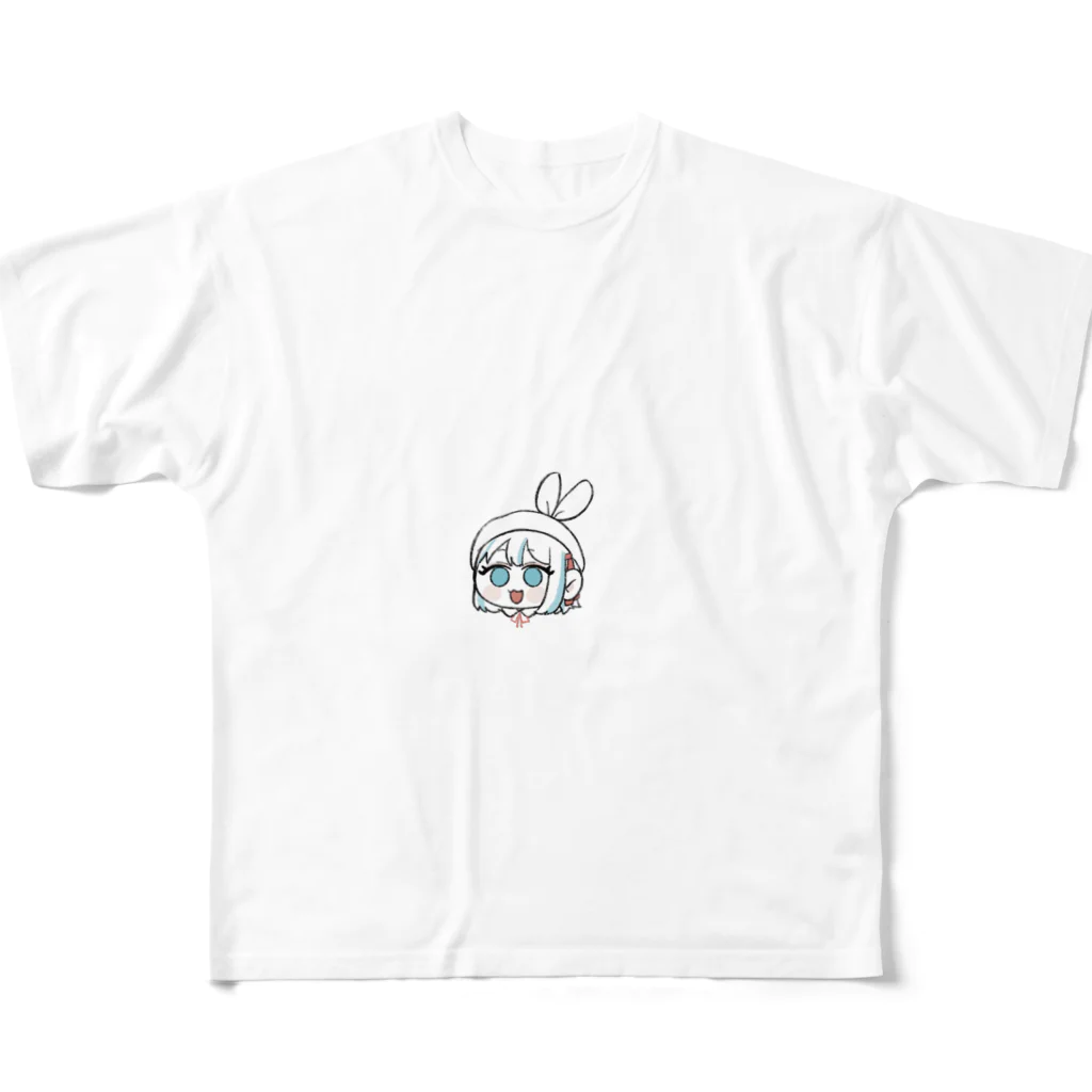 いぬい商店のおまんじゅうにあ All-Over Print T-Shirt