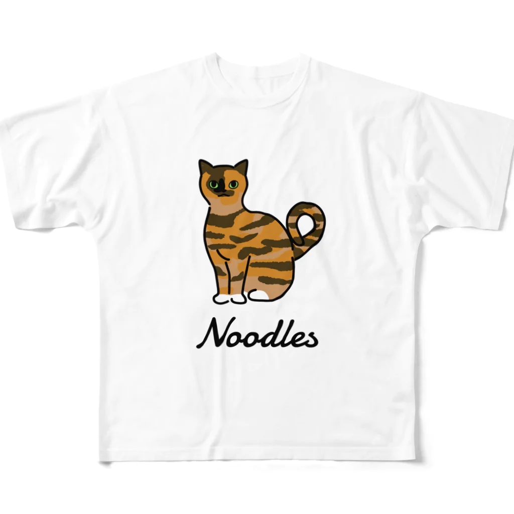 うちのこメーカーのNoodles フルグラフィックTシャツ