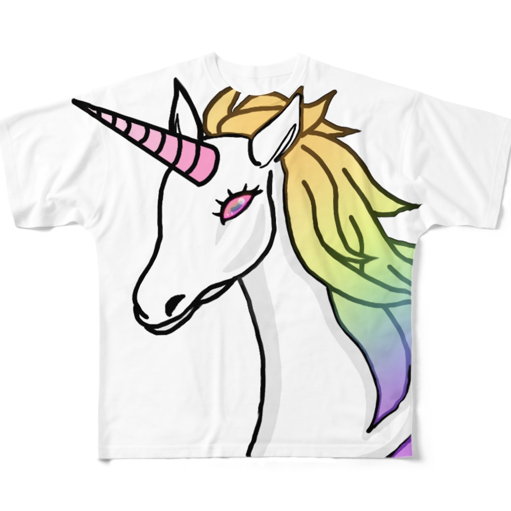 ユニコーン 虹色 ゆめかわいい 日本史のプリントの裏 Nerumi のフルグラフィックtシャツ通販 Suzuri スズリ ユニコーン 虹色 ゆめかわいい 日本史のプリントの裏 Nerumi のフルグラフィックtシャツ通販 Suzuri スズリ