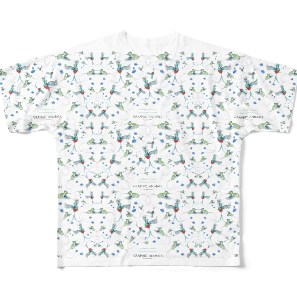 グラフィックアニマルズのmizusawa model フルグラフィックTシャツ
