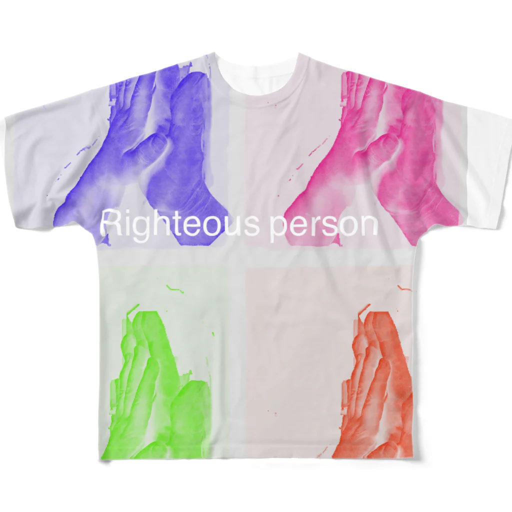 ⭐️いちこ⭐️のRighteous person All-Over Print T-Shirt