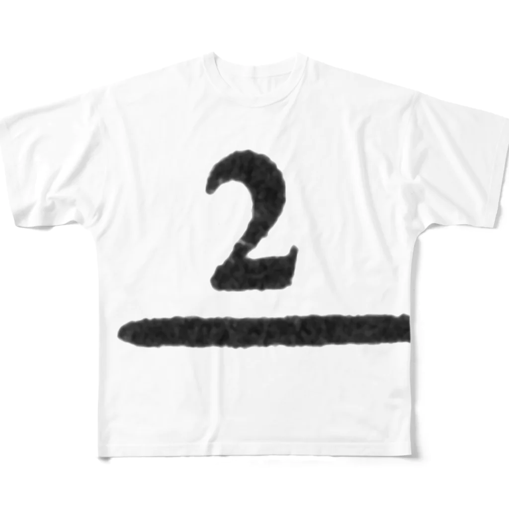 numberzのno.02 フルグラフィックTシャツ