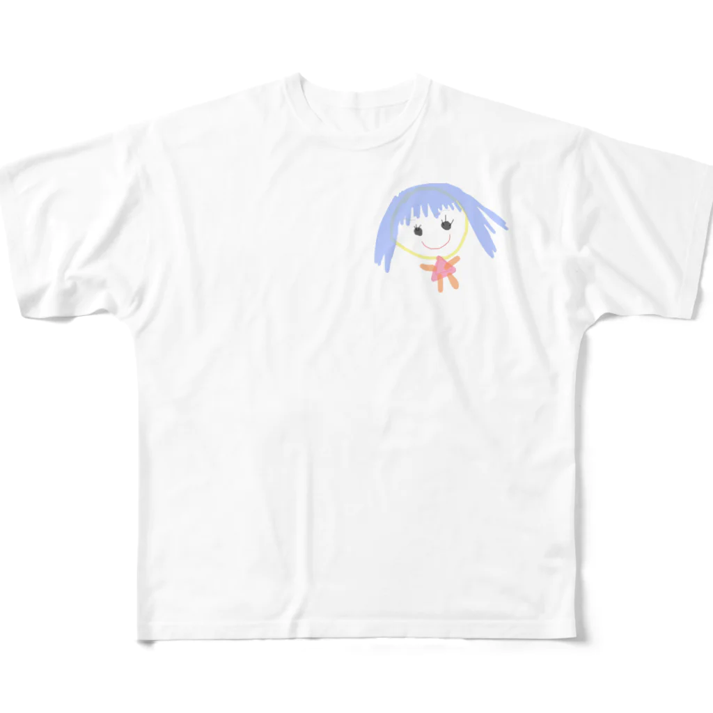 にゃーちゃんのらくがきgirl フルグラフィックTシャツ