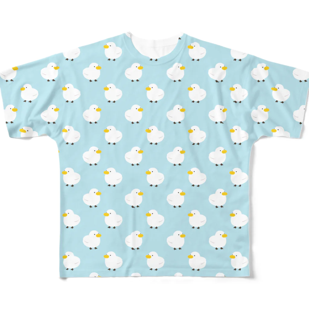 YouStoreの裸のアヒル All-Over Print T-Shirt