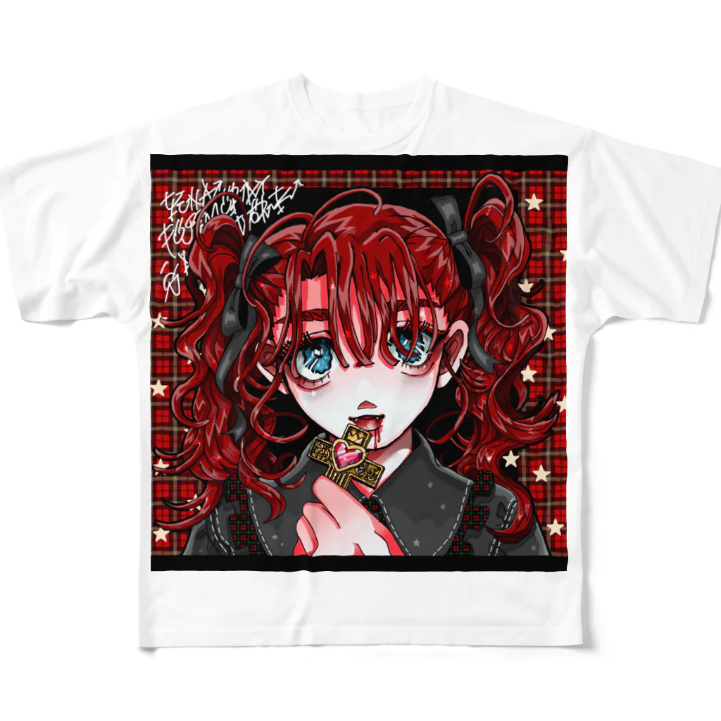 野菜屋さんのメンヘラ魔女 All-Over Print T-Shirt