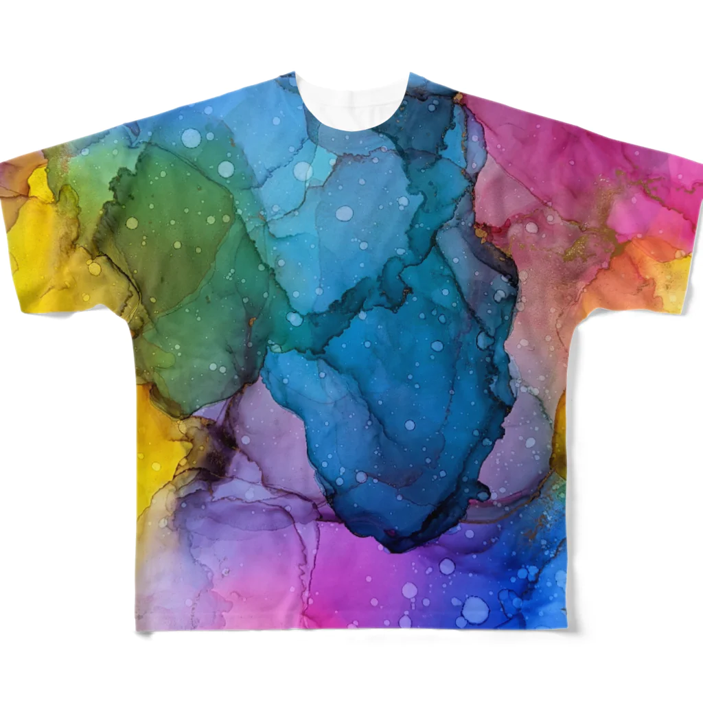 CLOVERのRAINBOW All-Over Print T-Shirt