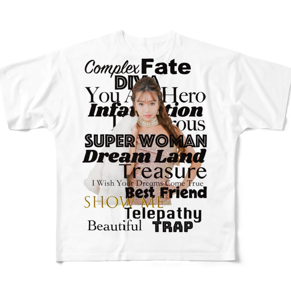 Fuzy's shopのFujiko songs All-Over Print T-Shirt