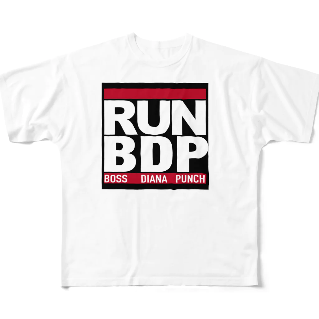 MUNCHIE-STAR-STUPIDのBOSS DIANA PUNCH All-Over Print T-Shirt