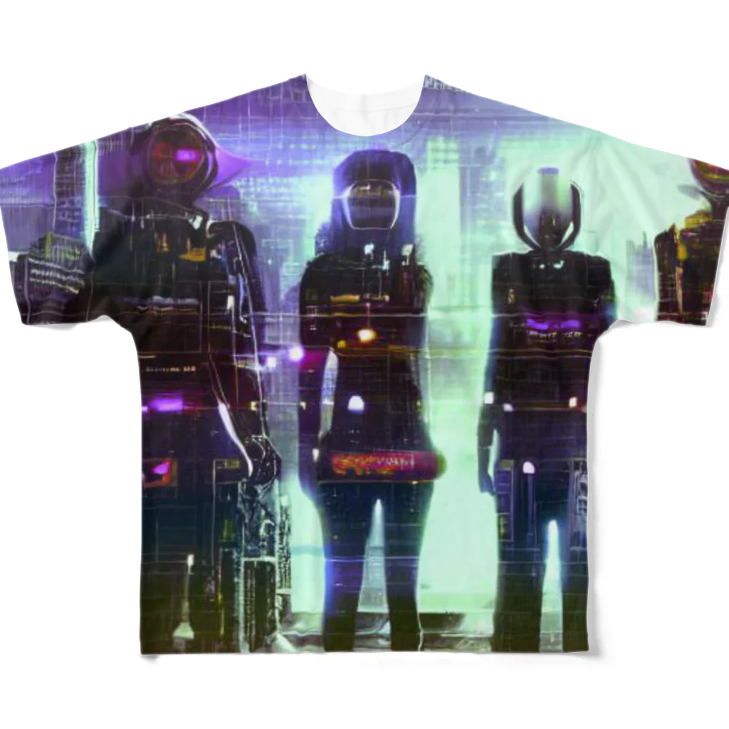 Aimurist のZeromulist planet IAM’S フルグラフィックTシャツ