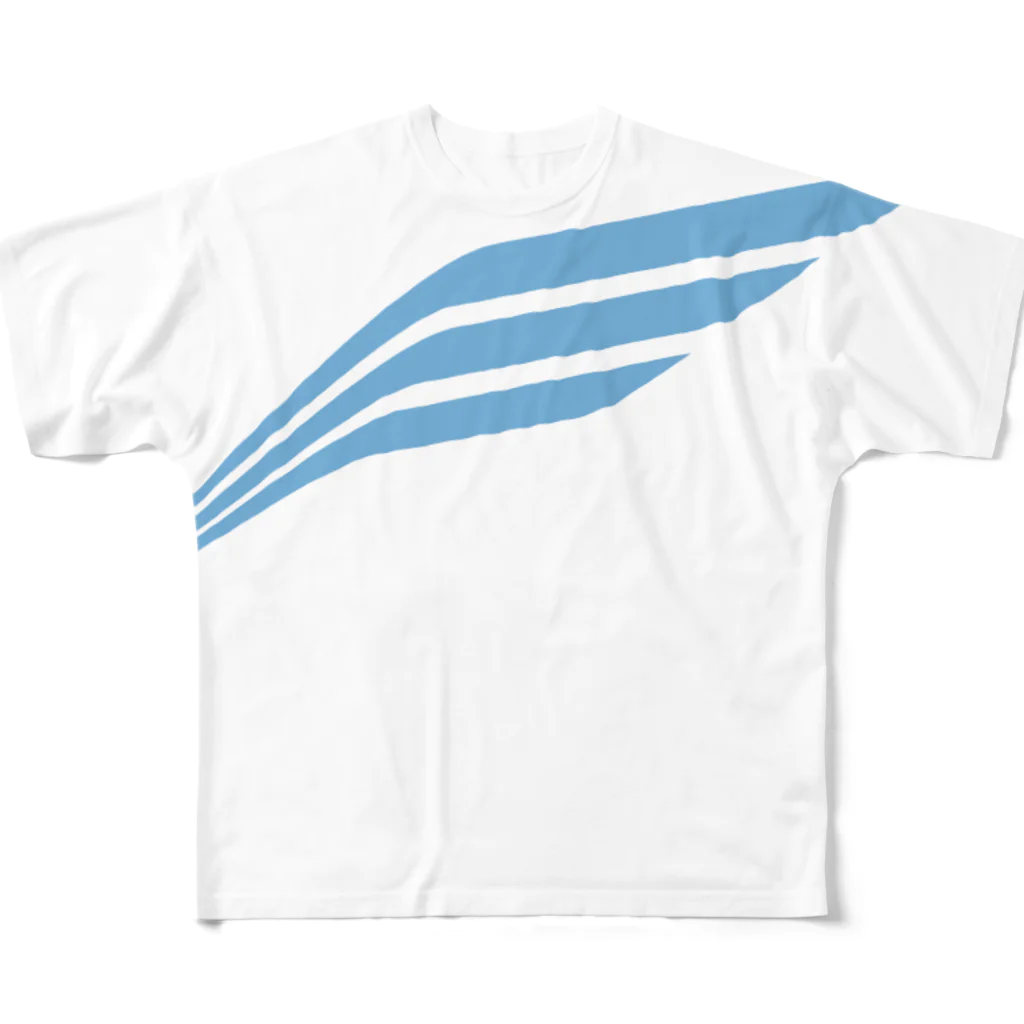 エリータスバスケットボールのELITUS BIG LOGO TEE (NAVY) All-Over Print T-Shirt