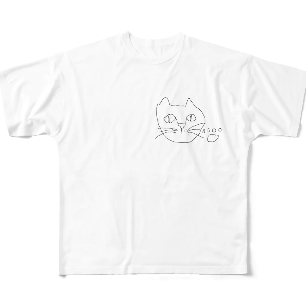 xoppgxoのとりあえずのねこ フルグラフィックTシャツ