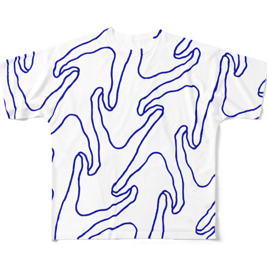 SAKURAMEDERUのフルグラフィックA All-Over Print T-Shirt