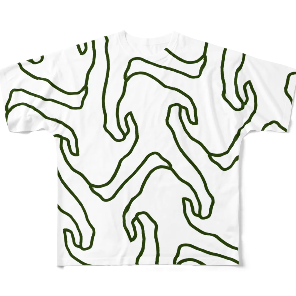 SAKURAMEDERUのフルグラフィックC All-Over Print T-Shirt