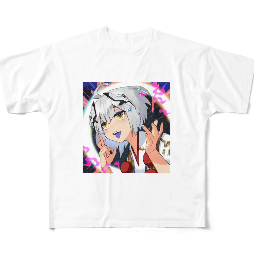 mano-verseのMegami #04296 フルグラフィックTシャツ