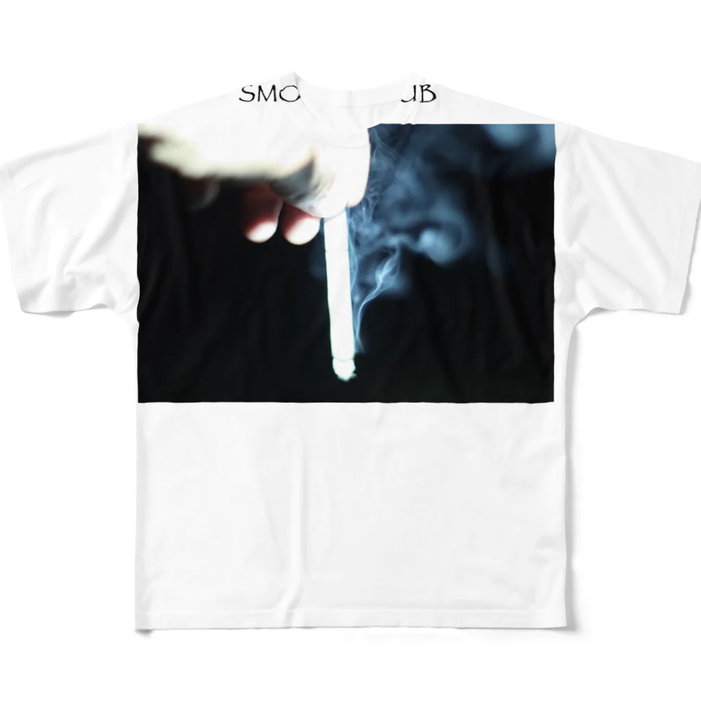 あやとり。のSMOKE CLUB フルグラフィックTシャツ