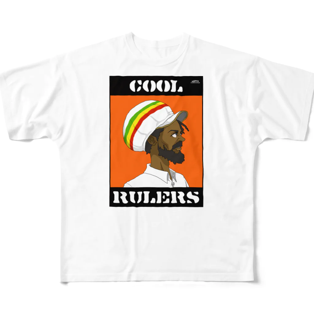 ラスタ小屋のCool Rulers＃006 フルグラフィックTシャツ