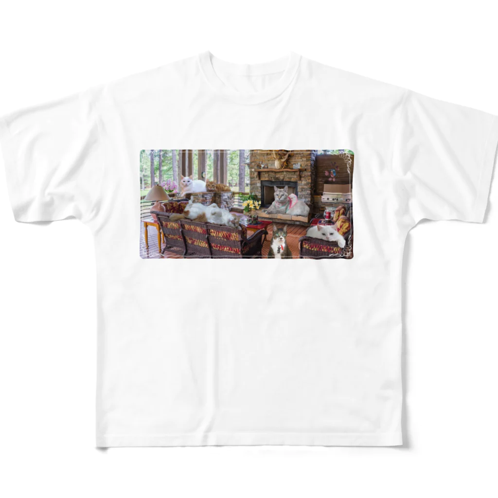 りんころRinのソーing部の全員集合 All-Over Print T-Shirt