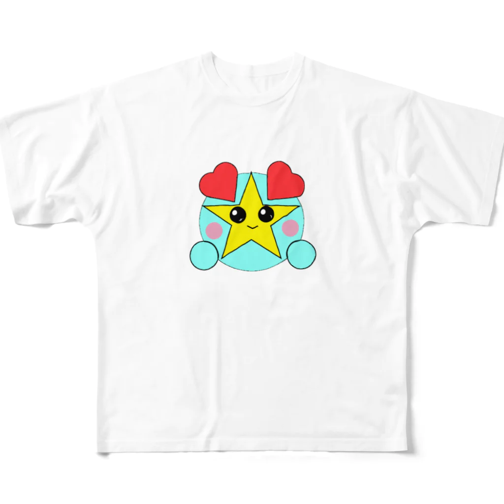 Tukiyonshoppingのつきよんグッズ All-Over Print T-Shirt