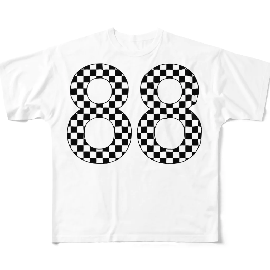 tocaiの88 フルグラフィックTシャツ