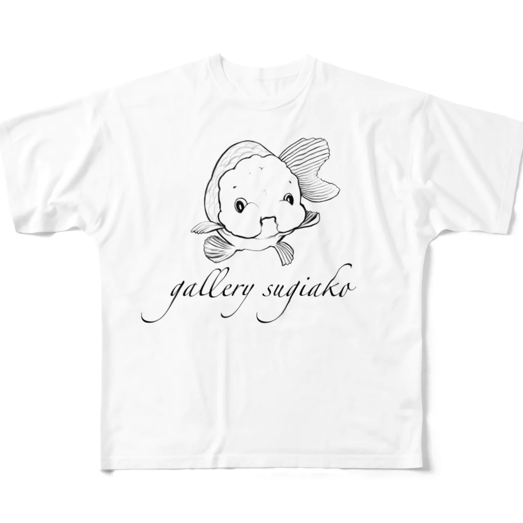 sugiakoのロゴグッズ フルグラフィックTシャツ