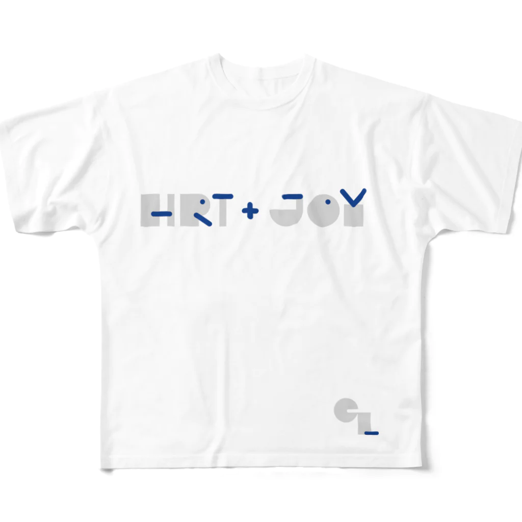 CL君臨時販売所のHRT+JOY Tシャツ フルグラフィックTシャツ