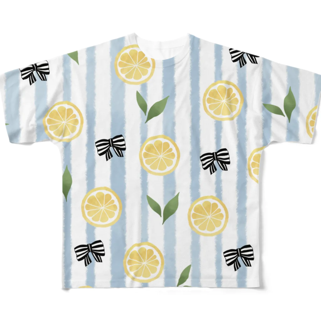 金丸珠巳のレモン🍋 All-Over Print T-Shirt