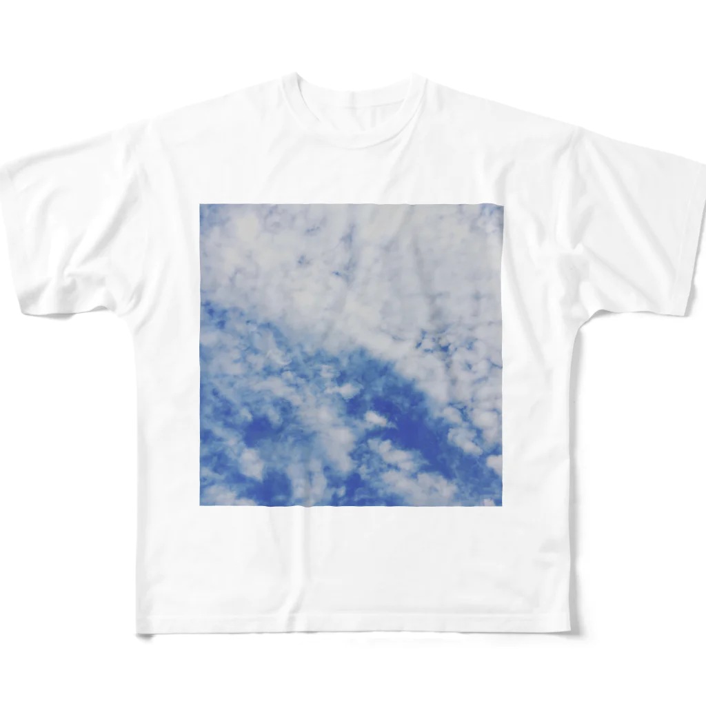 shizukusanの棚の雲 フルグラフィックTシャツ