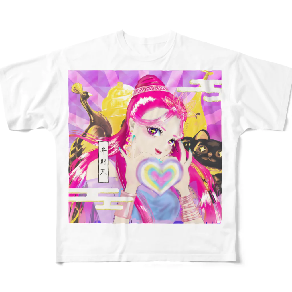 おいもぱーてぃのキラキラ弁財天ちゃん All-Over Print T-Shirt