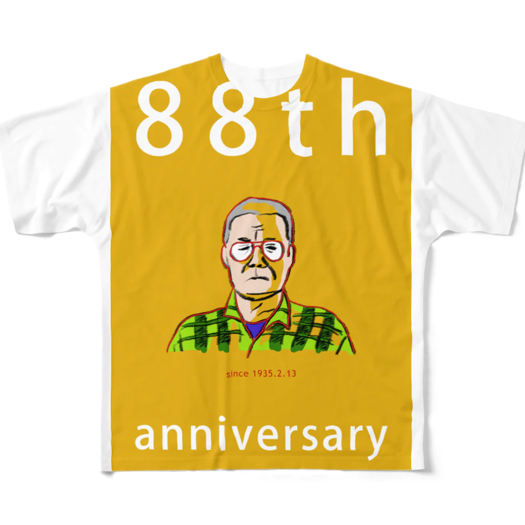 アラフラオオセの88th anniversary limited item All-Over Print T-Shirt