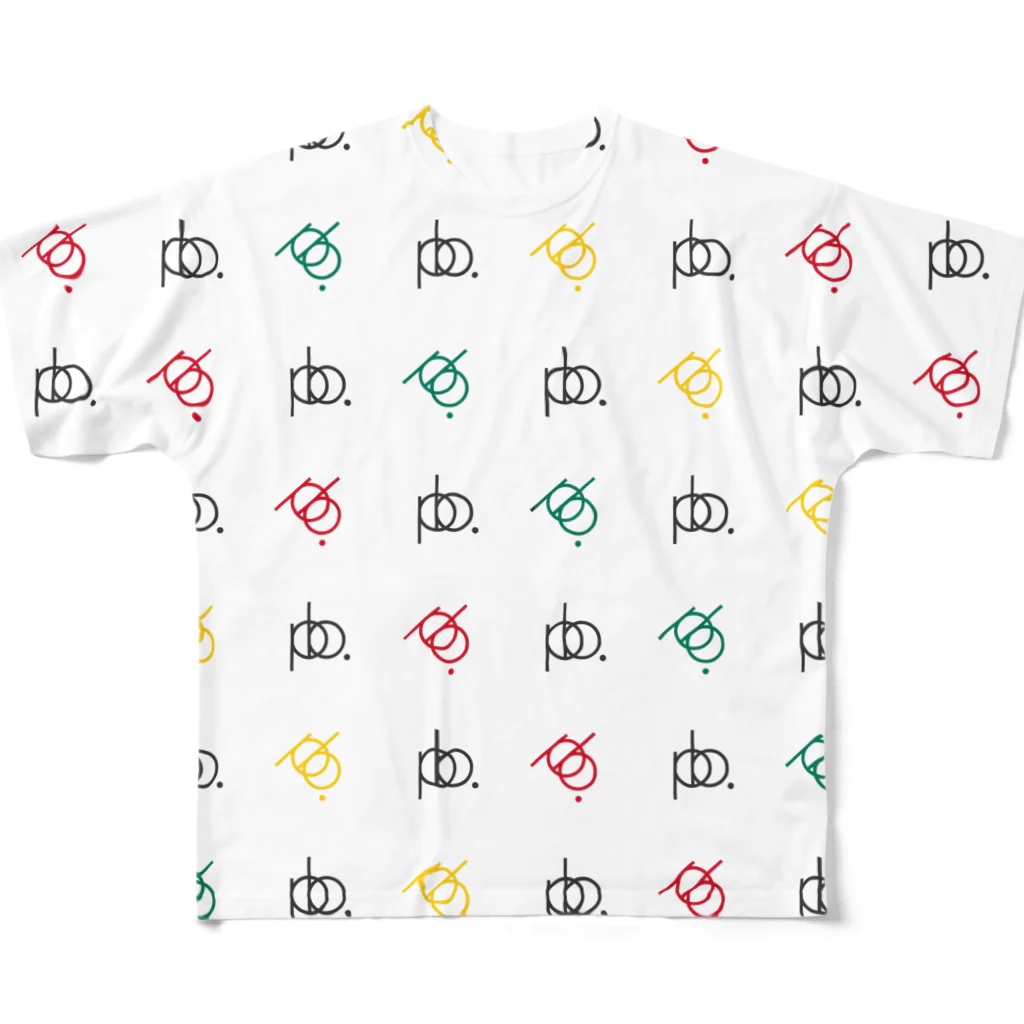 Paul B. JapanのPaul B. Logo Pattern All-Over Print T-Shirt