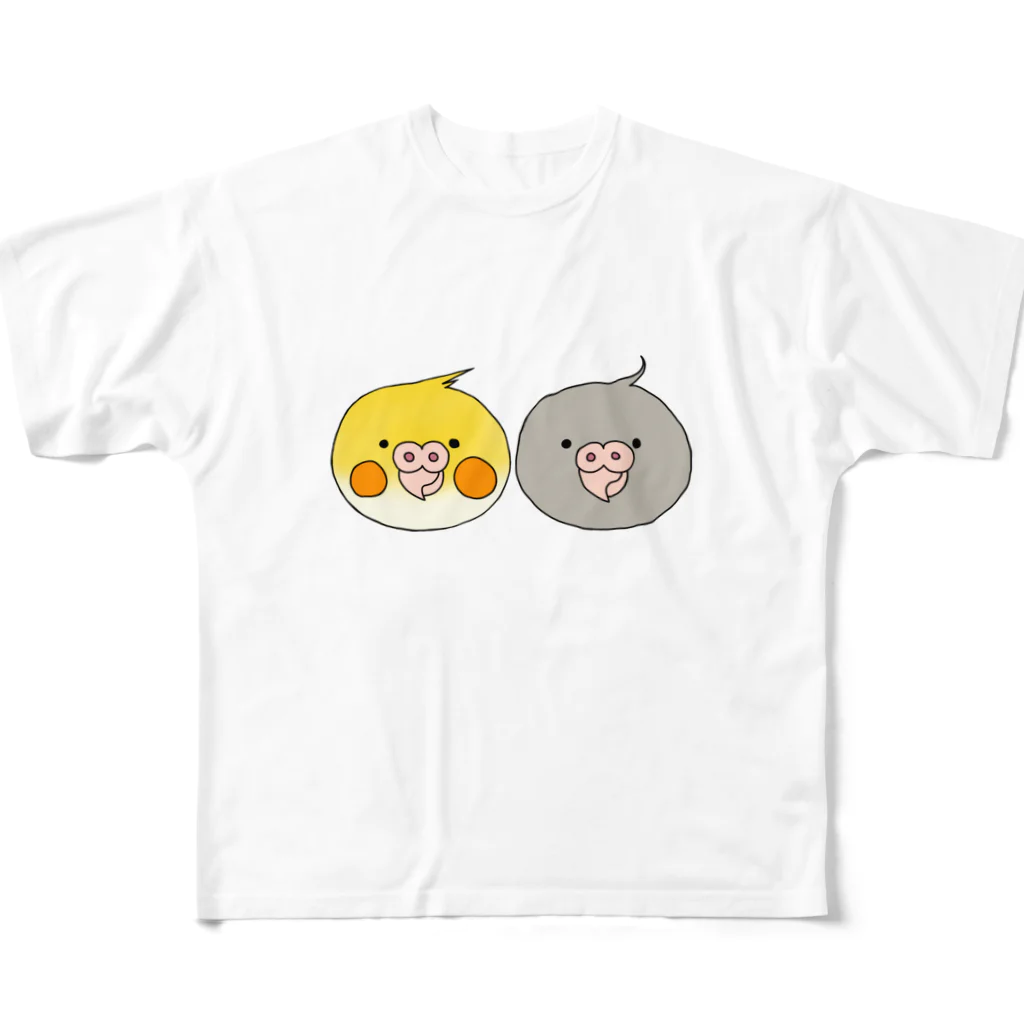 bochikumamaのぼーちく フルグラフィックTシャツ