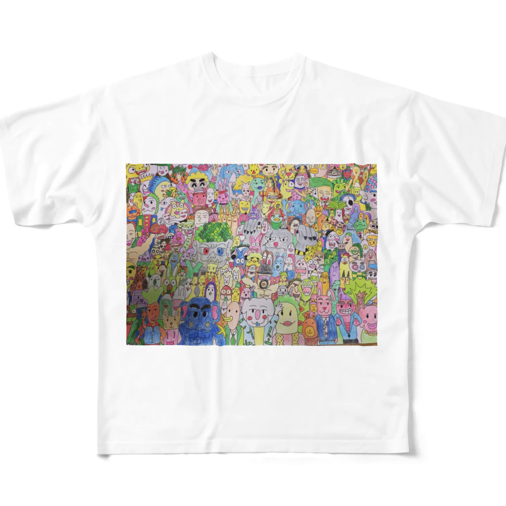 笑顔の花🌻　〜1人1人違ってみんな良い〜の笑顔の花🌻〜1人1人違ってみんな良い〜 All-Over Print T-Shirt